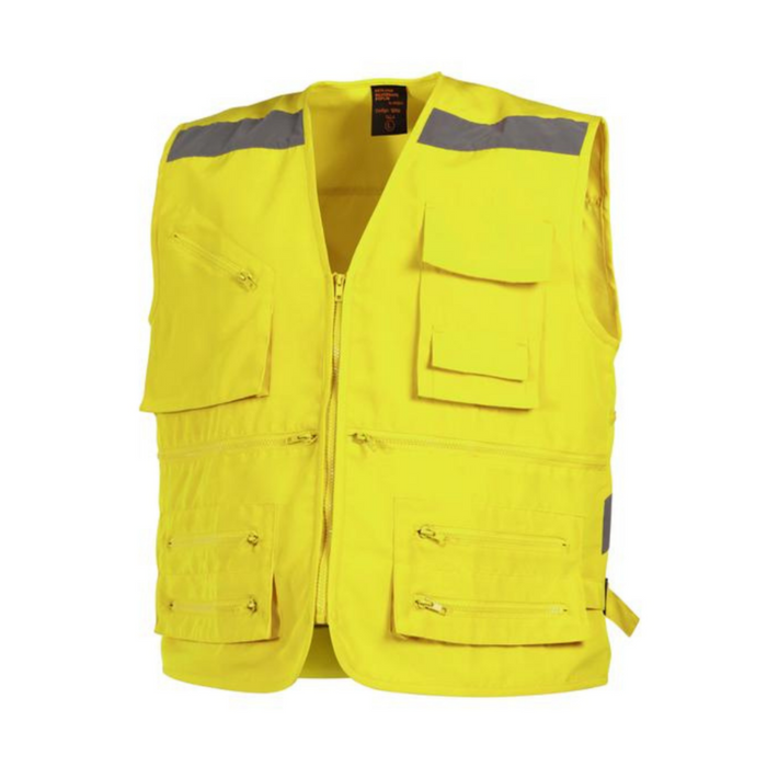 CHALECO GEOLOGO POPLIN CON REFLECTANTES BUONO