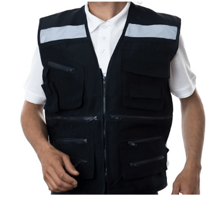 CHALECO GEOLOGO POPLIN CON REFLECTANTES BUONO