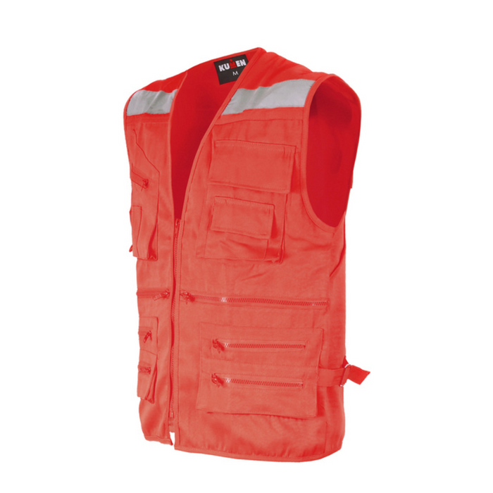 CHALECO GEOLOGO GABARDINA CON REFLECTANTES BUONO