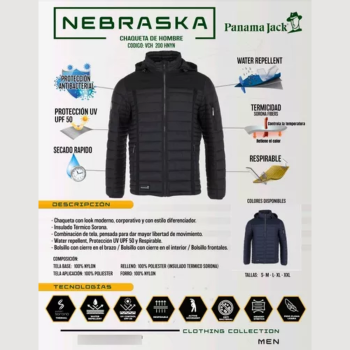 CHAQUETA TERMICA PANAMA JACK